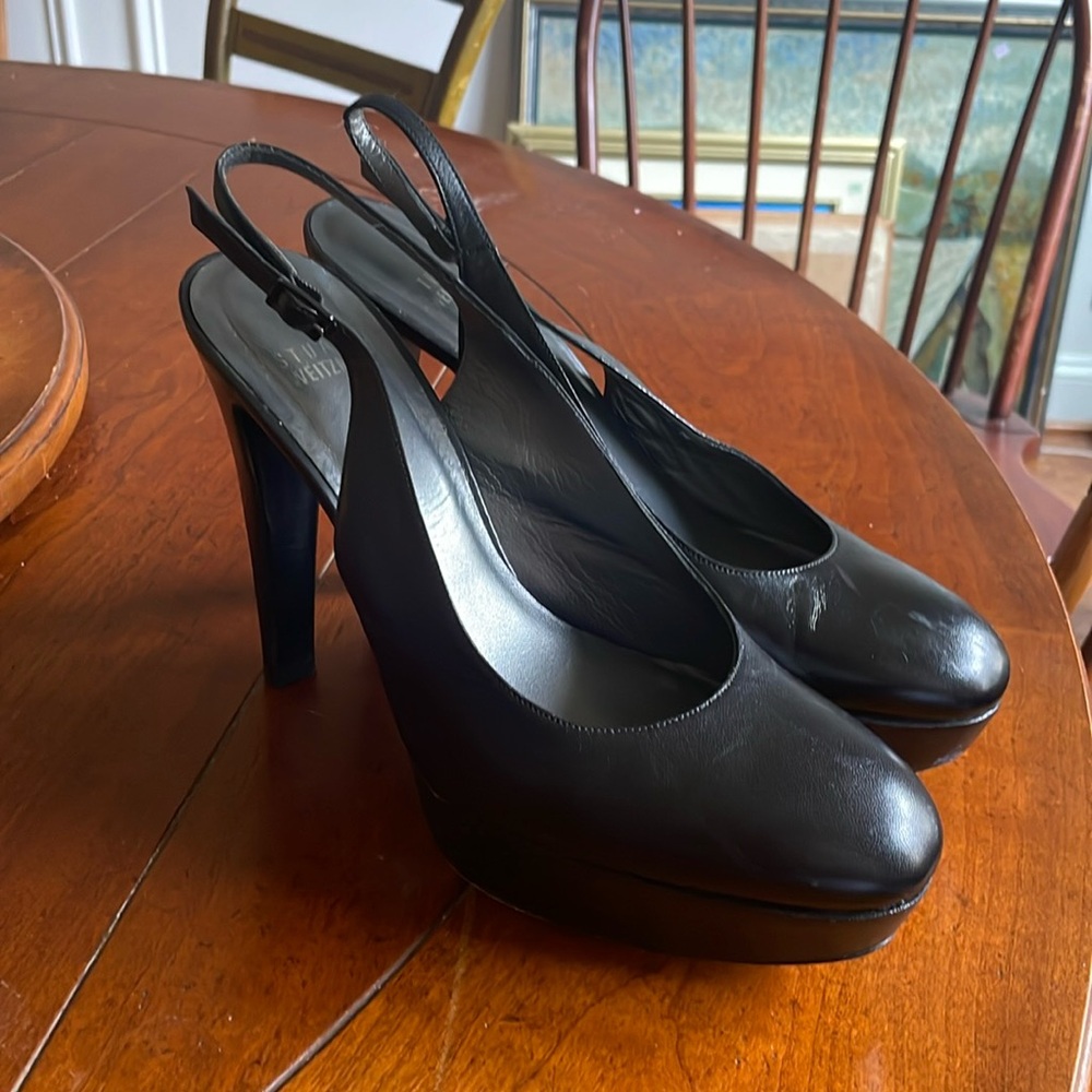 Stuart Weitzman leather heels
